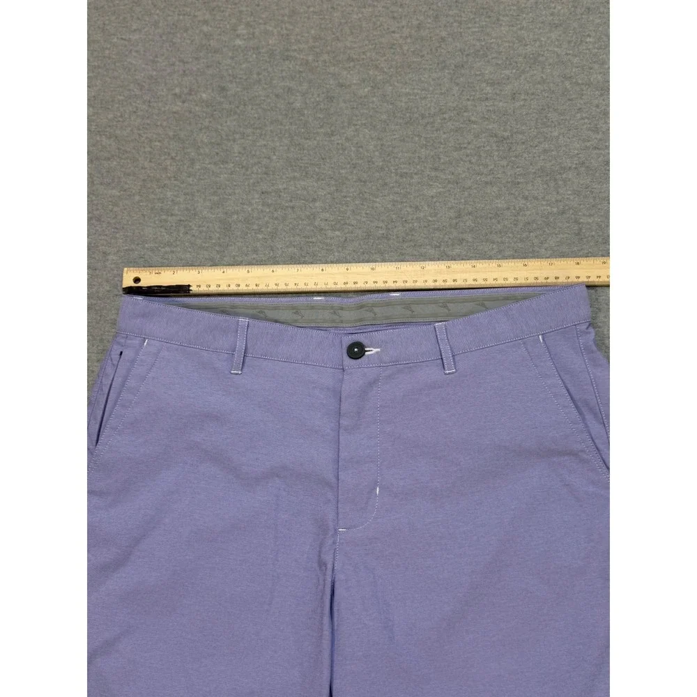 Tommy Bahama Mens 36 Lavender Performance Golf Shorts Purple Chino Marlin